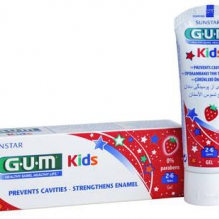GUM® Kids maasika maitseline hambapasta 2-6-aastastele lastele, 50ml